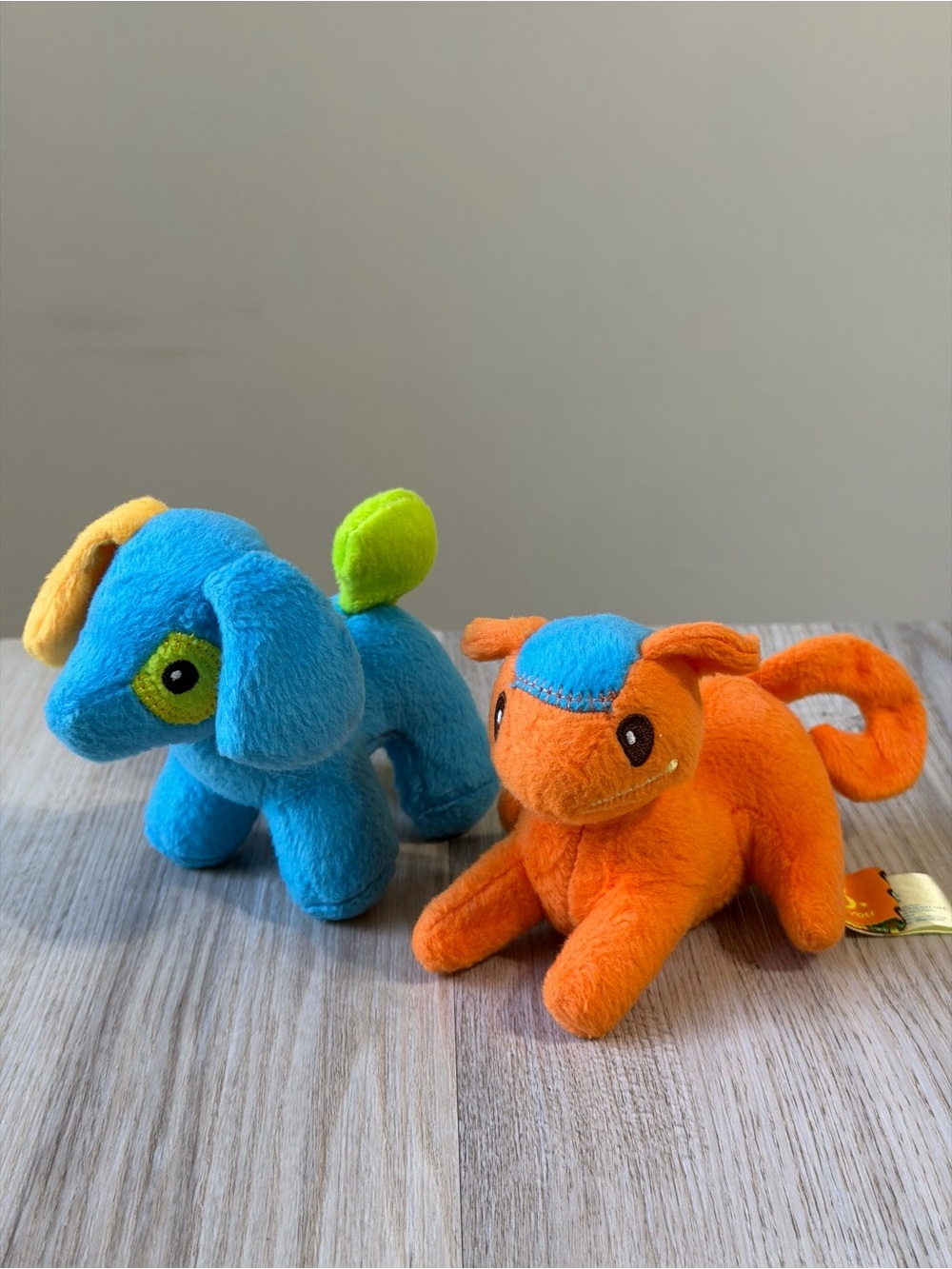 Battat B You Blue Puppy Dog Orange Cat Stuffed Plush Critter Clinic Replacements